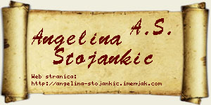 Angelina Stojankić vizit kartica